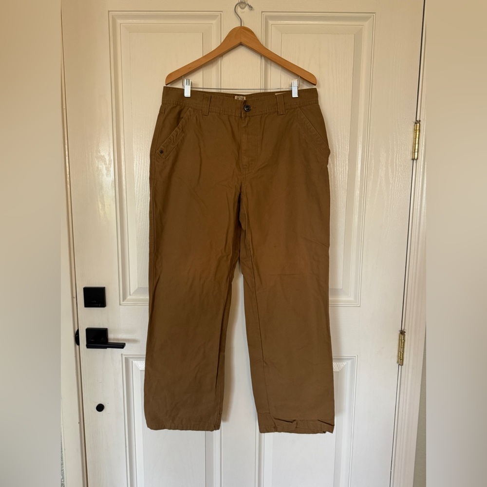 Men's Brown Pants Red Head.